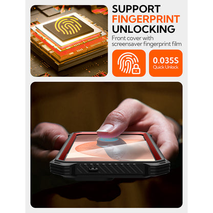 Funda MagSafe para Samsung Galaxy S25 S931, i-Blason, ArmorBox, Roja