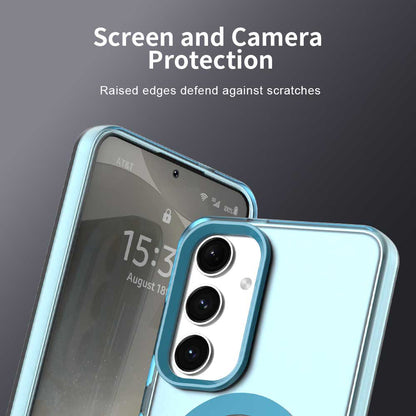 Funda MagSafe para Samsung Galaxy S25 S931 / S24 S921, Techsuit, CandyCase, Azul