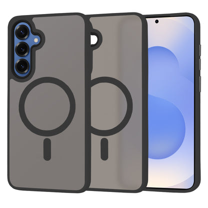 Funda MagSafe para Samsung Galaxy S25 S931, Techsuit, HaloFrost, Negra