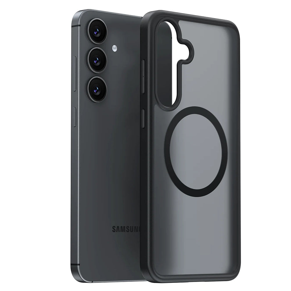 Funda MagSafe para Samsung Galaxy S25 S931, Torras, Guardian, Negra