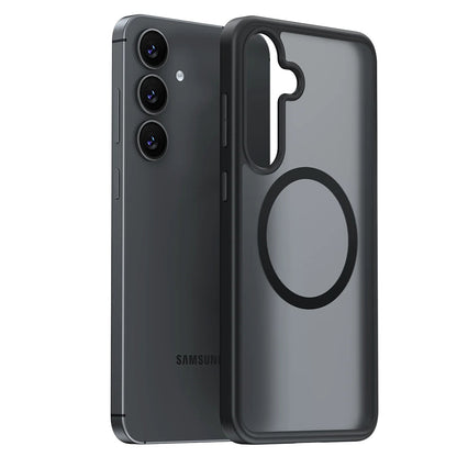 Funda MagSafe para Samsung Galaxy S25 S931, Torras, Guardian, Negra