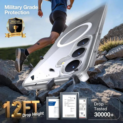 Funda MagSafe para Samsung Galaxy S25 S931, Torras, Guardian, Negra