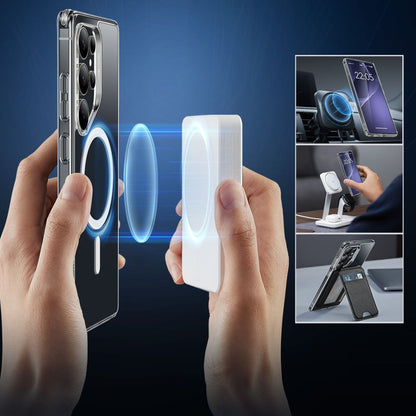 Funda MagSafe para Samsung Galaxy S25 Ultra S938, ESR, Classic Hybrid, Transparente