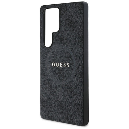 Funda MagSafe para Samsung Galaxy S25 Ultra S938, Guess, 4G Ring Classic Logo, Negra