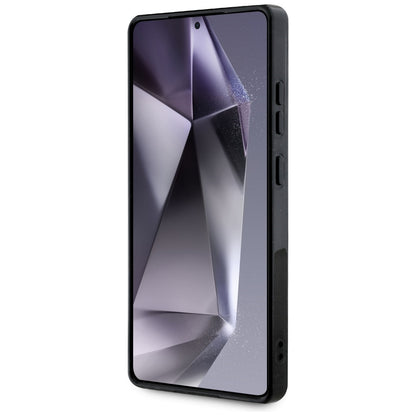 Funda MagSafe para Samsung Galaxy S25 Ultra S938, Guess, IML Glitter 4G Circle Triangle, Negra