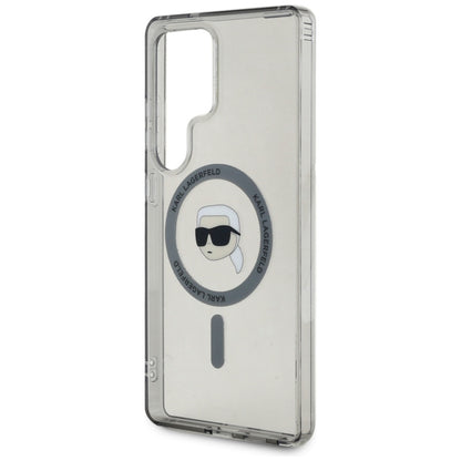 Funda MagSafe para Samsung Galaxy S25 Ultra S938, Karl Lagerfeld, IML Karl's Head, Negra
