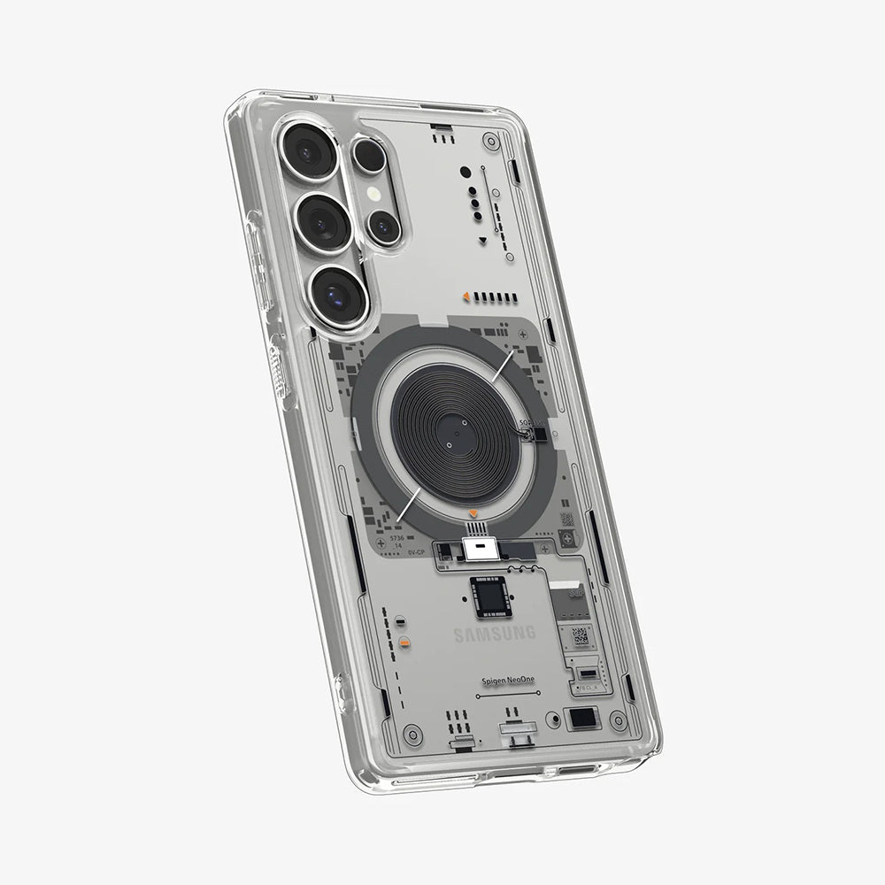 Funda MagSafe para Samsung Galaxy S25 Ultra S938, Spigen, Ultra Hybrid Neo One, Transparente