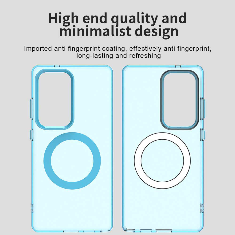 Funda MagSafe para Samsung Galaxy S25 Ultra S938, Techsuit, CandyCase, Azul