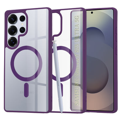 Funda MagSafe para Samsung Galaxy S25 Ultra S938, Techsuit, Pro, Morado