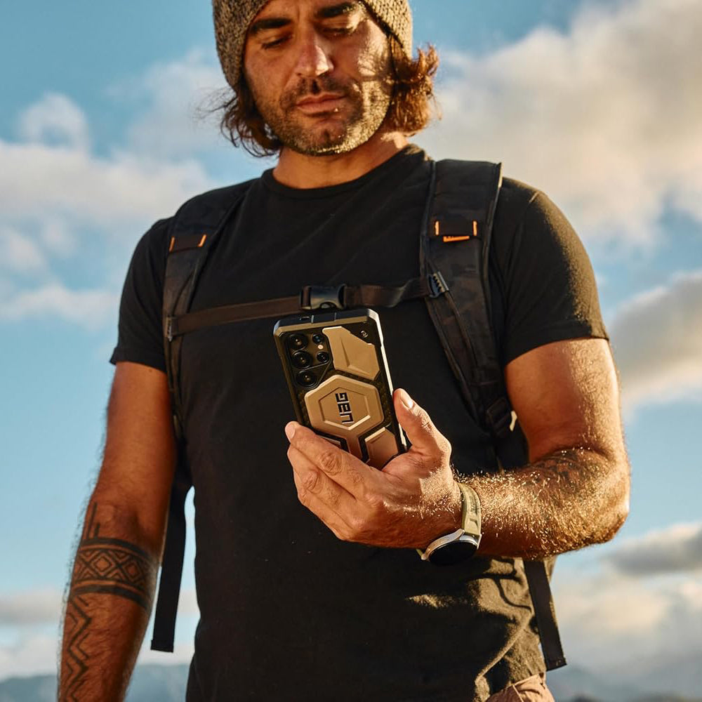 Funda MagSafe para Samsung Galaxy S25 Ultra S938, Urban Armor Gear, Monarch Pro Kevlar, Negra