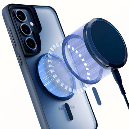 Funda MagSafe para Samsung Galaxy S26, 3MK, Satin Armor, Transparente