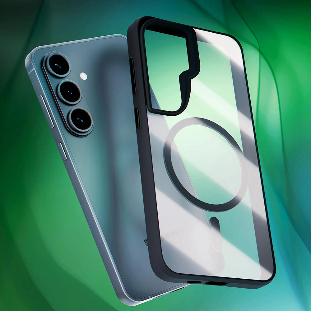 Funda MagSafe para Samsung Galaxy S26, 3MK, Satin Armor, Transparente