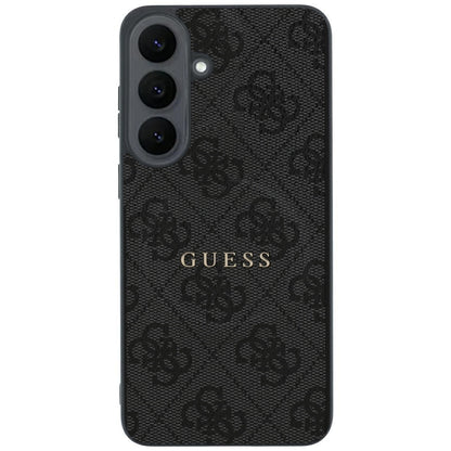 Funda MagSafe para Samsung Galaxy S26 FE S741, Guess, 4G Embossed Ring Classic Logo, negra