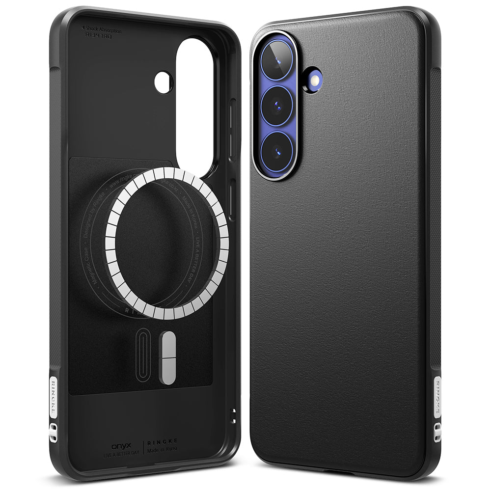 Funda MagSafe para Samsung Galaxy S26 FE S741, Ringke, Onyx, Negra