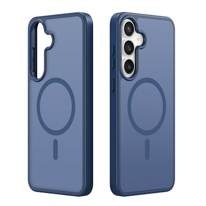 Funda MagSafe para Samsung Galaxy S26 FE S741 / S25 FE, DUX DUCIS, Yind, azul oscuro
