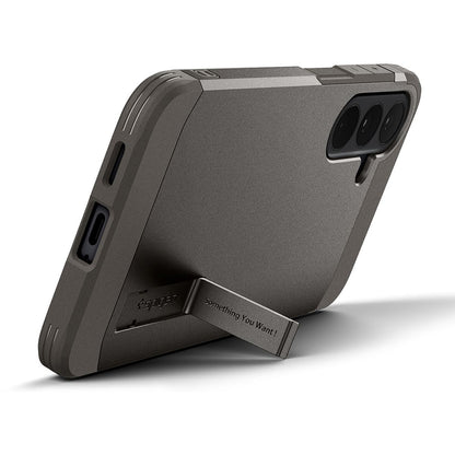 Funda MagSafe para Samsung Galaxy S26 FE S741, Spigen, Tough Armor, Gris ACS11635
