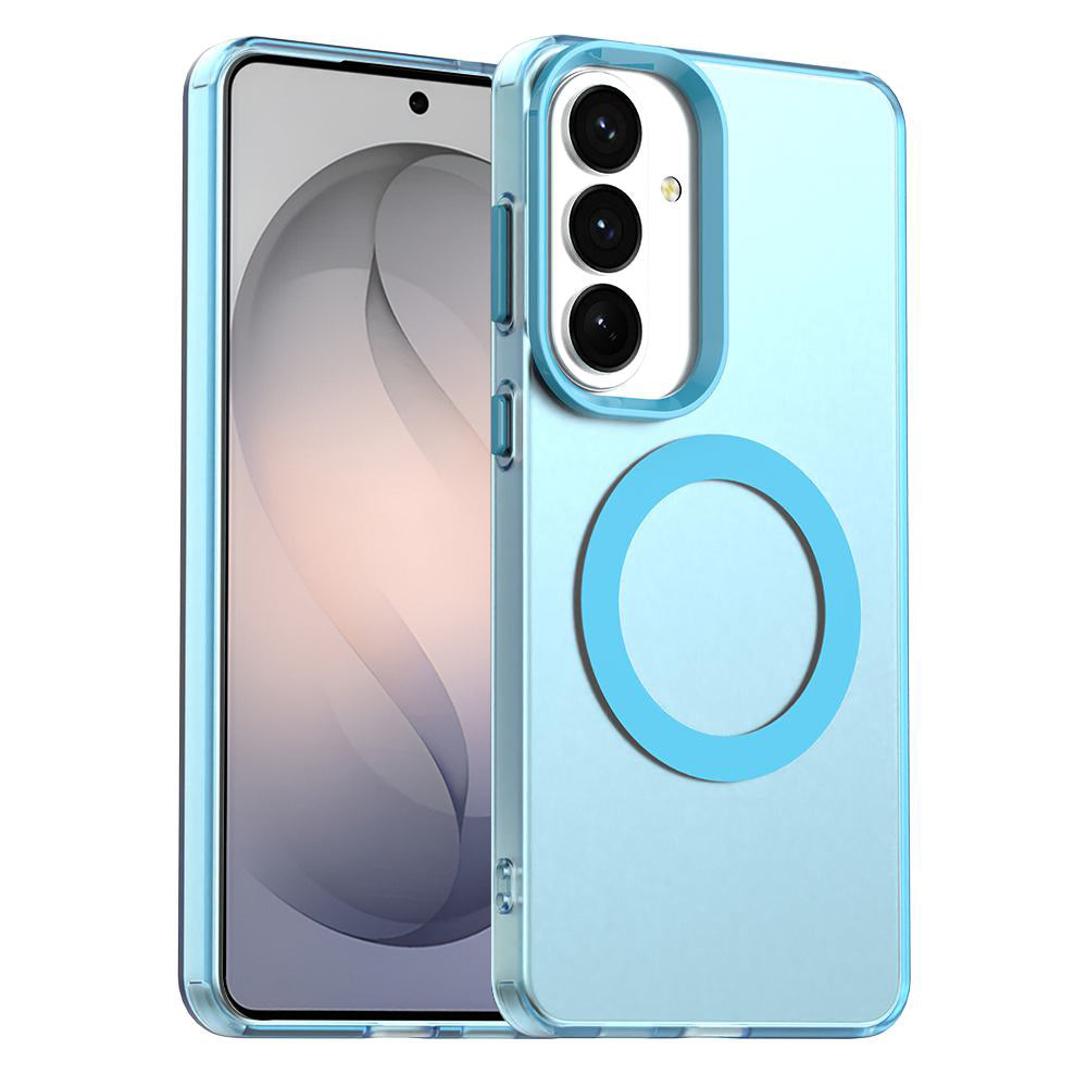 Funda MagSafe para Samsung Galaxy S26 FE S741, Techsuit, CandyCase, azul