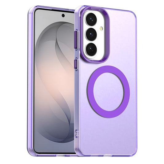 Funda MagSafe para Samsung Galaxy S26 FE S741, Techsuit, CandyCase, Morada