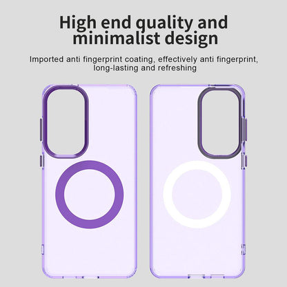 Funda MagSafe para Samsung Galaxy S26 FE S741, Techsuit, CandyCase, Morada