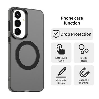 Funda MagSafe para Samsung Galaxy S26 FE S741, Techsuit, CandyCase, negra
