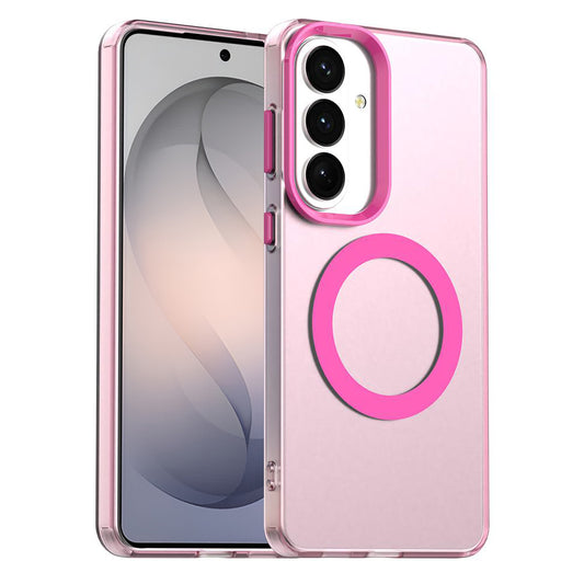 Funda MagSafe para Samsung Galaxy S26 FE S741, Techsuit, CandyCase, Rosa