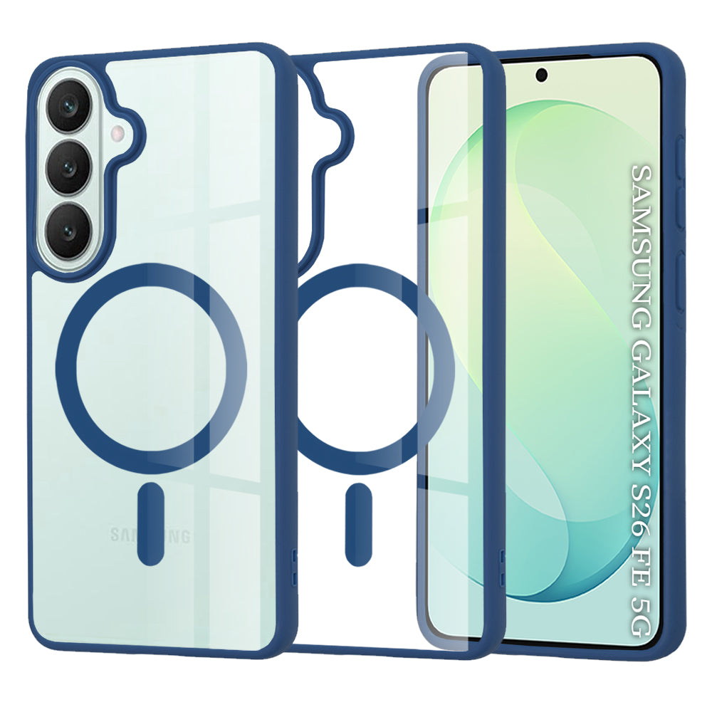 Funda MagSafe para Samsung Galaxy S26 FE S741, Techsuit, Pro, azul