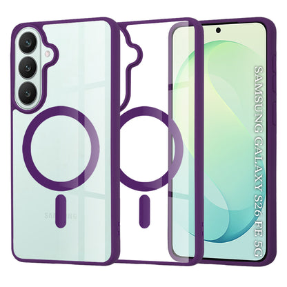 Funda MagSafe para Samsung Galaxy S26 FE S741, Techsuit, Pro, Morada