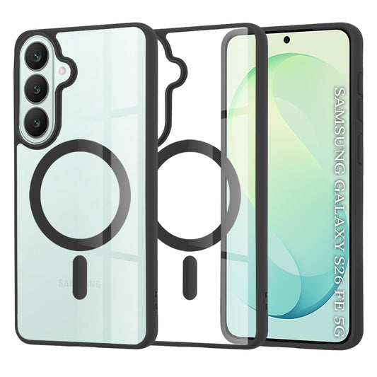 Funda MagSafe para Samsung Galaxy S26 FE S741, Techsuit, Pro, negra