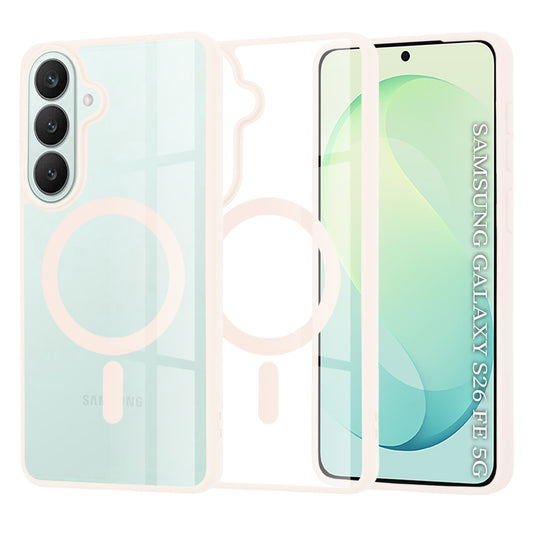 Funda MagSafe para Samsung Galaxy S26 FE S741, Techsuit, Pro, rosa