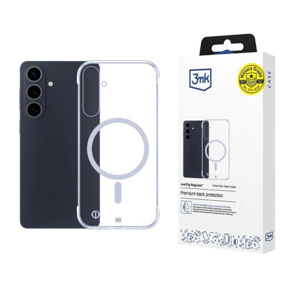 Funda MagSafe para Samsung Galaxy S26 Plus, 3MK, Just20g, Transparente