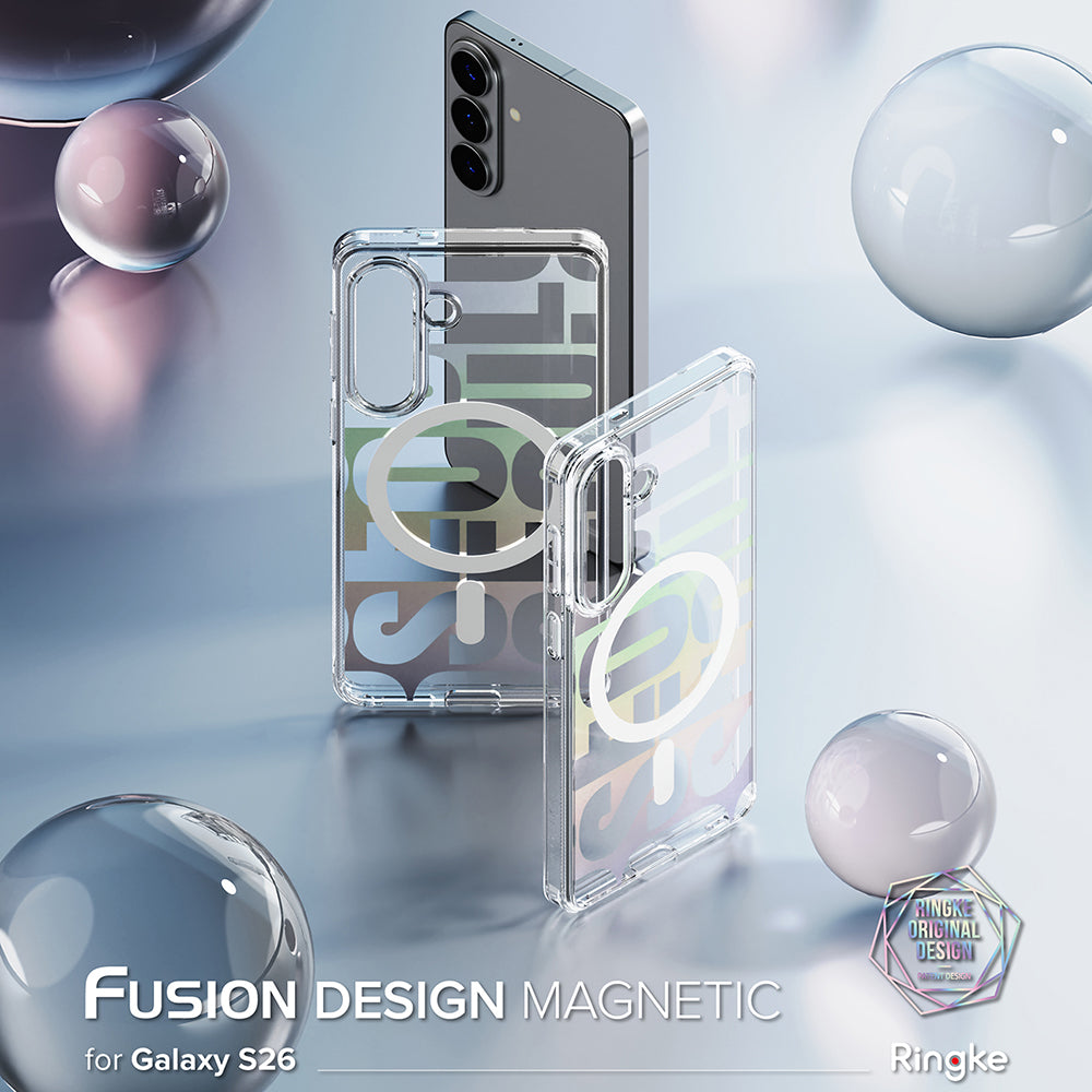 Funda MagSafe para Samsung Galaxy S26 Plus, Ringke, Fusion Seoul, Transparente