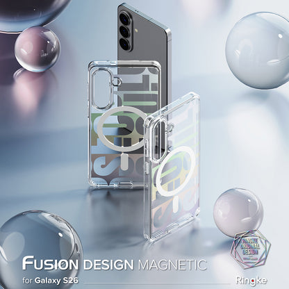 Funda MagSafe para Samsung Galaxy S26 Plus, Ringke, Fusion Seoul, Transparente
