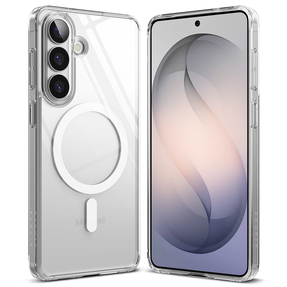 Funda MagSafe para Samsung Galaxy S26 Plus, Ringke, Fusion, Transparente