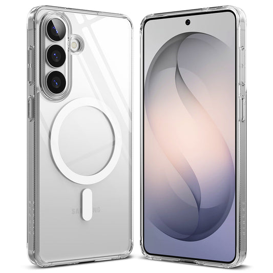 Funda MagSafe para Samsung Galaxy S26 Plus, Ringke, Fusion, Transparente