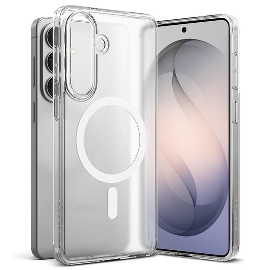 Funda MagSafe para Samsung Galaxy S26 Plus, Ringke, Fusion, Transparente Mate