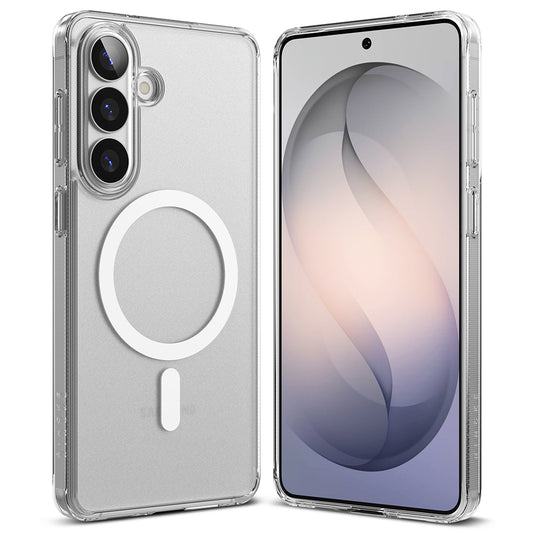 Funda MagSafe para Samsung Galaxy S26 Plus, Ringke, Fusion, Transparente Mate