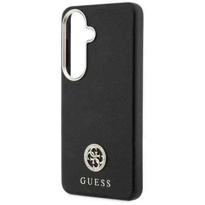 Funda MagSafe para Samsung Galaxy S26 Plus S947, Guess, Rhinestone Round Logo, Negra