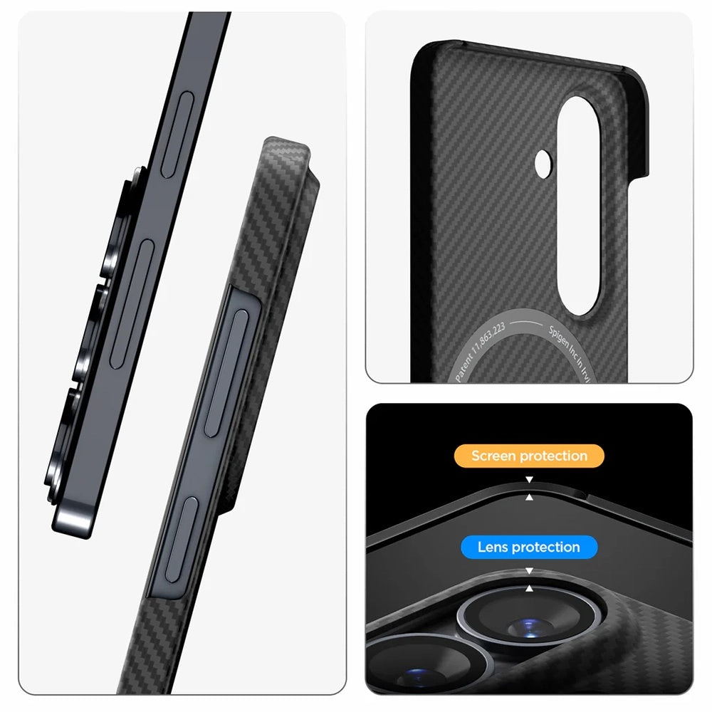 MagSafe Case for Samsung Galaxy S26 Plus S947, Spigen, Air Skin, Black