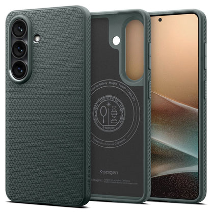 Funda MagSafe para Samsung Galaxy S26 Plus S947, Spigen, Liquid Air, Verde ACS10706