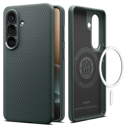 Funda MagSafe para Samsung Galaxy S26 Plus S947, Spigen, Liquid Air, Verde ACS10706