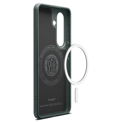 Funda MagSafe para Samsung Galaxy S26 Plus S947, Spigen, Liquid Air, Verde ACS10706