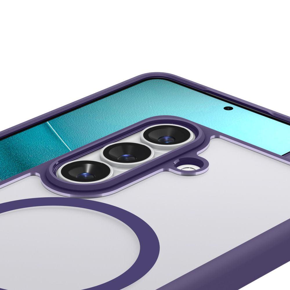 Funda MagSafe para Samsung Galaxy S26 Plus S947, Spigen, Ultra Hybrid, Morado Oscuro ACS11214