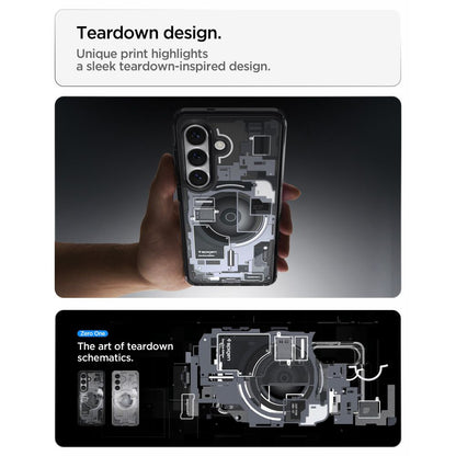 Funda MagSafe para Samsung Galaxy S26 Plus S947, Spigen, Ultra Hybrid Zero One, Negra ACS10711