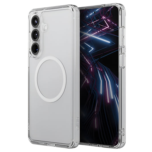 Funda MagSafe para Samsung Galaxy S26 Plus S947, UNIQ, LifePro Xtreme MagClick, Transparente