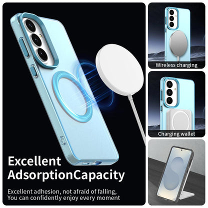 Funda MagSafe para Samsung Galaxy S26 Plus, Techsuit, CandyCase, Azul