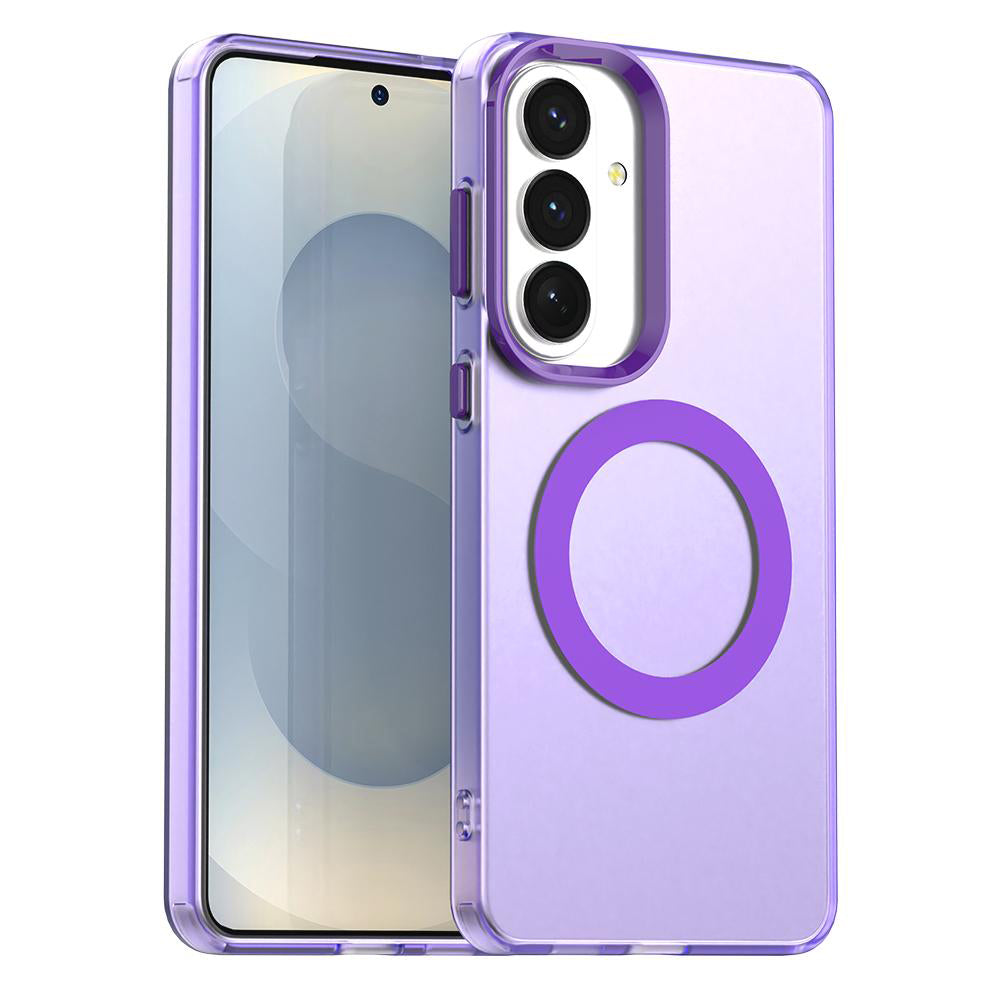 Funda MagSafe para Samsung Galaxy S26 Plus, Techsuit, CandyCase, Morado