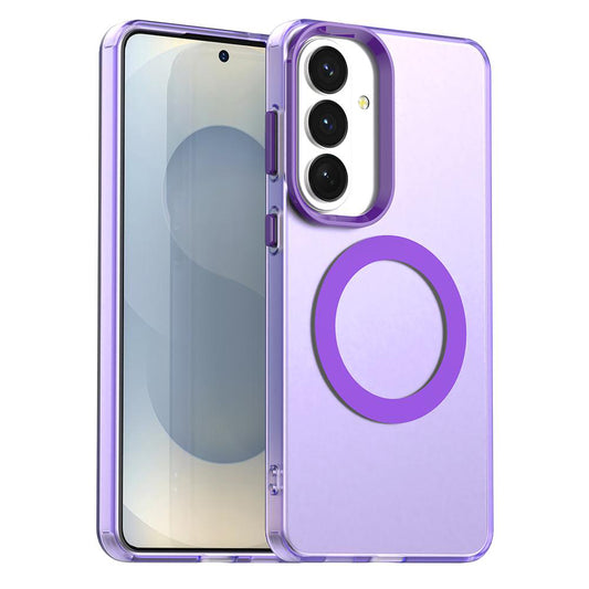 Funda MagSafe para Samsung Galaxy S26 Plus, Techsuit, CandyCase, Morado