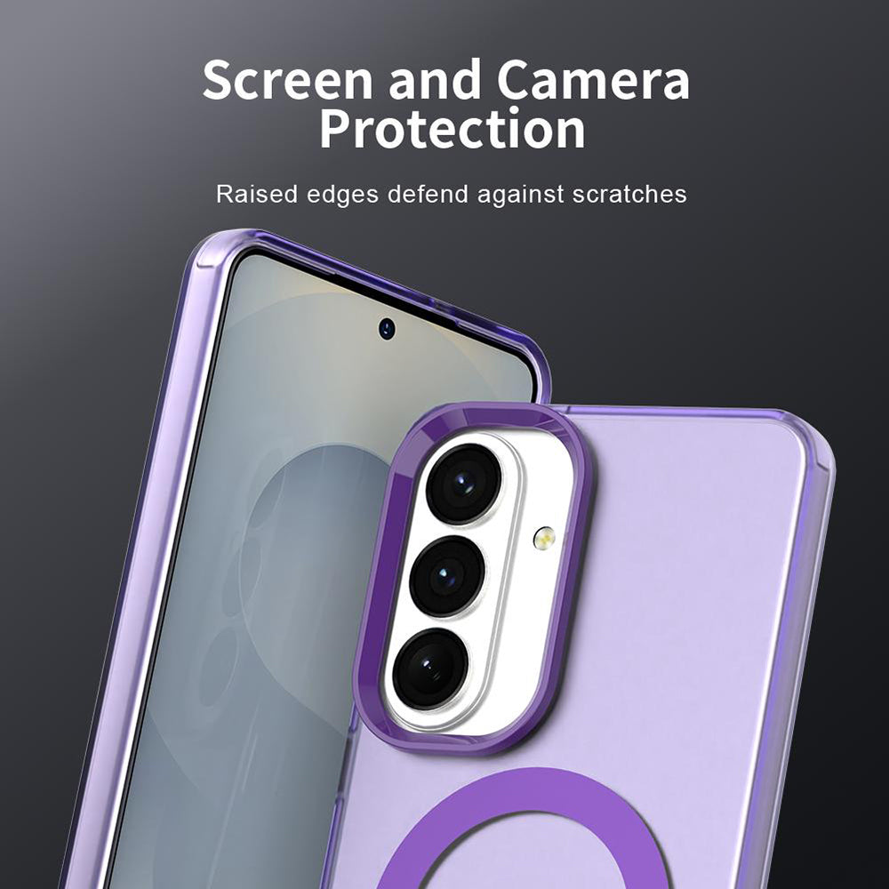 Funda MagSafe para Samsung Galaxy S26 Plus, Techsuit, CandyCase, Morado