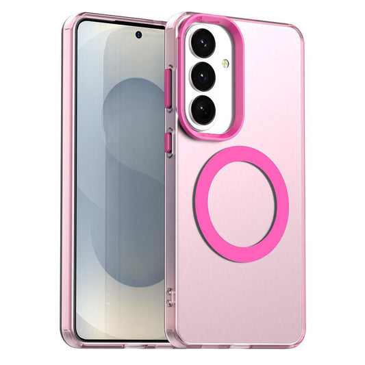 Funda MagSafe para Samsung Galaxy S26 Plus, Techsuit, CandyCase, Rosa