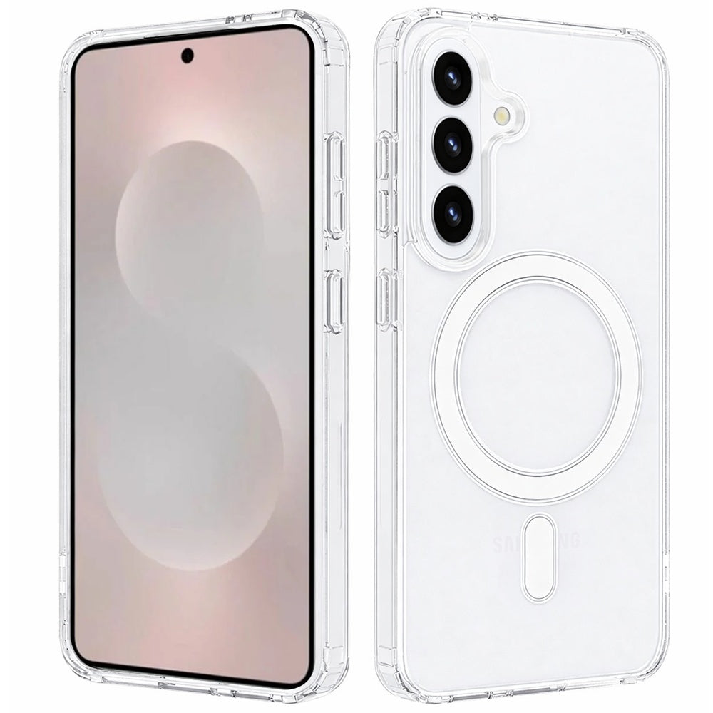 Funda MagSafe para Samsung Galaxy S26 Plus, Techsuit, Pro, Transparente